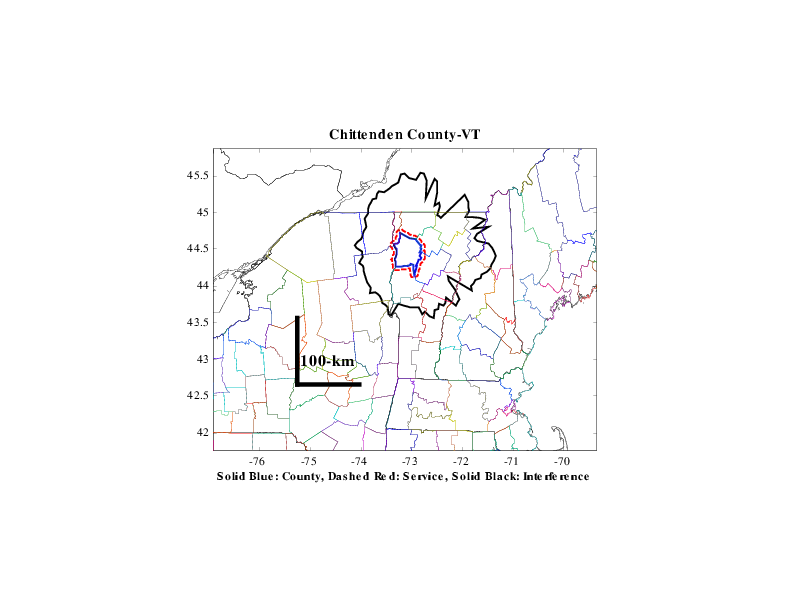 CAPRAD 700 Mhz County Contours